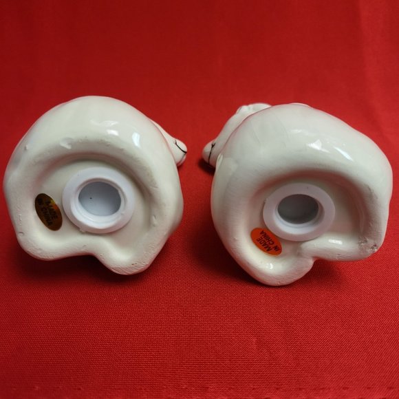 Pfaltzgraff Salt & Pepper Set Kissing Polar Bears 2014 - Picture 6 of 12